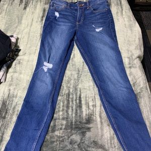 Hollister high rise super skinny jeans